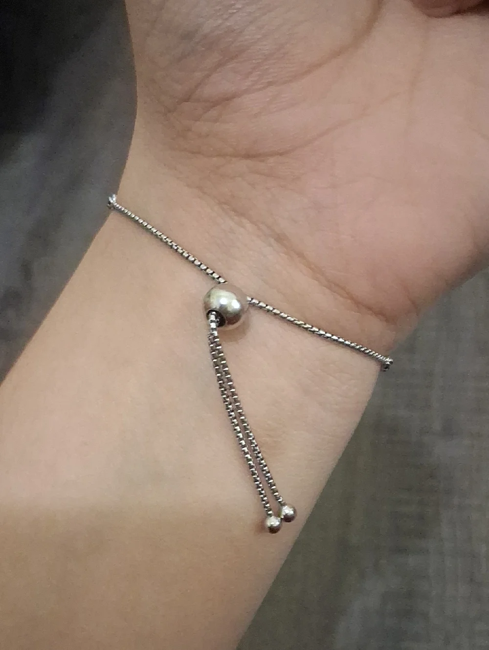 Pandora Blue & Clear Sparkle Slider Silver Bracelet
